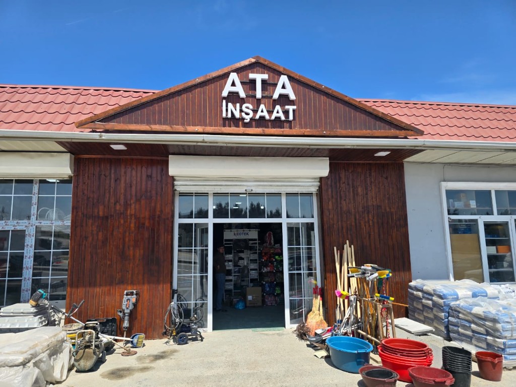ATA İnşaat mağaza və məhsul çeşidi